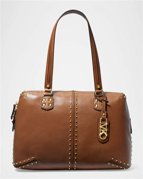 michael kors small studded bag|michael kors astor large studded.